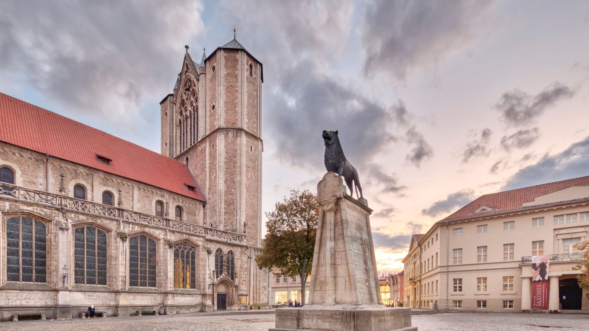 Blick über den Burgplatz in Braunschweig