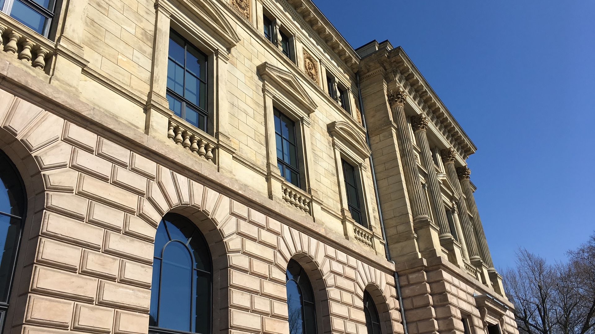 Außenansicht des Herzog Anton Ulrich-Museums in Braunschweig.