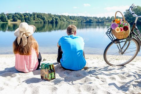 Perfekter Ort für eine Pause bei einer Radtour: Der Eixer See im Peiner Land.