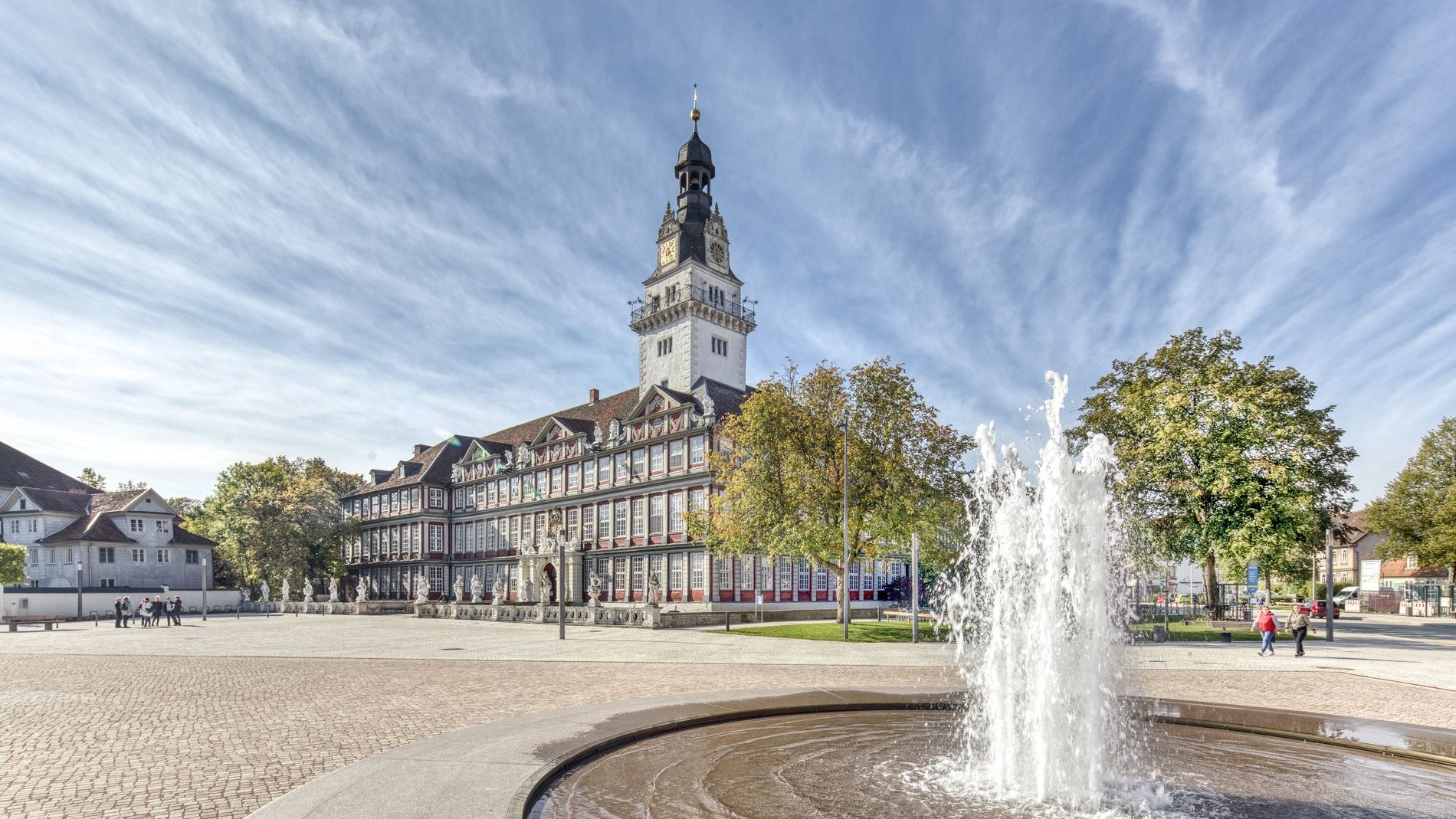 Blick auf das Schloss Wolfenbüttel