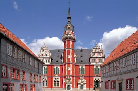 Blick auf das Kreis-Universitaetsmuseum Juleum in Helmstedt